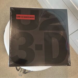U2 3-D Dance Mixes U2 Fan Club 12" VINYL NEW & SEALED